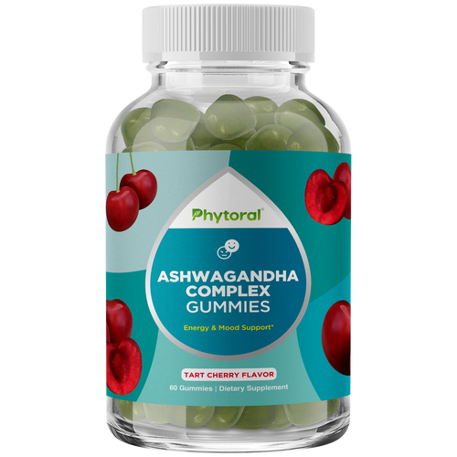 Ashwagandha Complex Gummies - 60 Gummies - Phytoral Vitamin Gummies