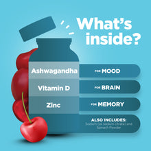 Load image into Gallery viewer, Ashwagandha Complex Gummies - 90 Gummies - Phytoral Vitamin Gummies