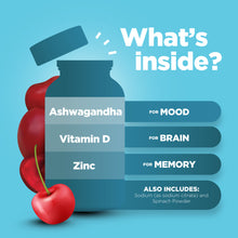 Load image into Gallery viewer, Ashwagandha Complex Gummies - 60 Gummies - Phytoral Vitamin Gummies