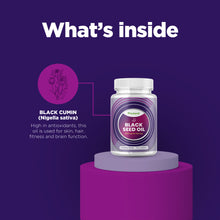 Load image into Gallery viewer, Black Seed Oil 1000mg per serving - 60 Capsules - Phytoral Vitamin Gummies