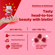 Load image into Gallery viewer, Biotin Gummies 5000mcg per serving - 60 Gummies - Phytoral Vitamin Gummies