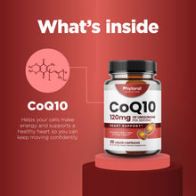 Load image into Gallery viewer, CoQ10 120mg Ubiquinone Liquid Capsules
