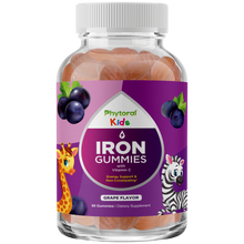 Load image into Gallery viewer, Kids Iron Gummies - 60 Gummies - Phytoral Vitamin Gummies