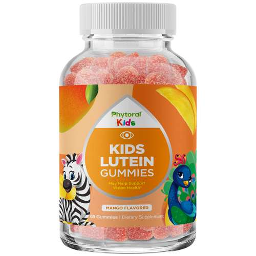Kids Lutein Gummies 10mg per serving - 60 Gummies - Phytoral Vitamin Gummies