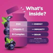 Load image into Gallery viewer, Kids Iron Gummies - 60 Gummies - Phytoral Vitamin Gummies