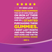 Load image into Gallery viewer, Kids Iron Gummies - 60 Gummies - Phytoral Vitamin Gummies