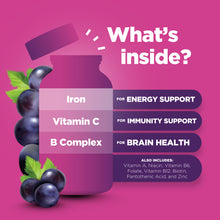Load image into Gallery viewer, Kids Iron Gummies - 120 Gummies - Phytoral Vitamin Gummies