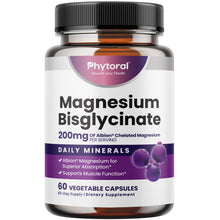 Load image into Gallery viewer, Magnesium Glycinate 200mg Capsules