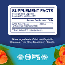 Load image into Gallery viewer, White Kidney Bean Extract - 120 Capsules - Phytoral Vitamin Gummies