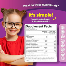 Load image into Gallery viewer, Kids Iron Gummies - 60 Gummies - Phytoral Vitamin Gummies
