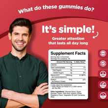 Load image into Gallery viewer, Brain Power Gummies 1000mcg per serving - 90 Gummies - Phytoral Vitamin Gummies
