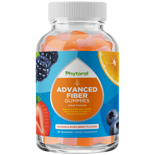 Advanced Fiber - 60 Gummies - Phytoral Vitamin Gummies