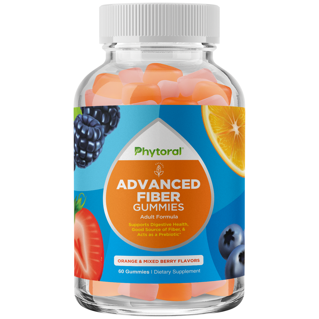 Advanced Fiber Gummies - 60 Gummies - Phytoral Vitamin Gummies