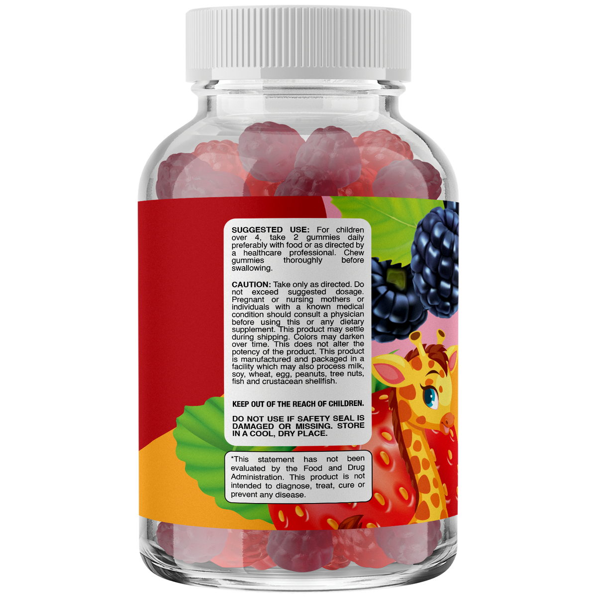 Kids Fiber Gummies Sugar Free - 120 Gummies – Phytoral Vitamin Gummies