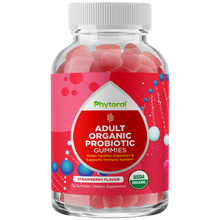 Load image into Gallery viewer, Adult Organic Probiotic Gummies - 30 Gummies - Phytoral Vitamin Gummies
