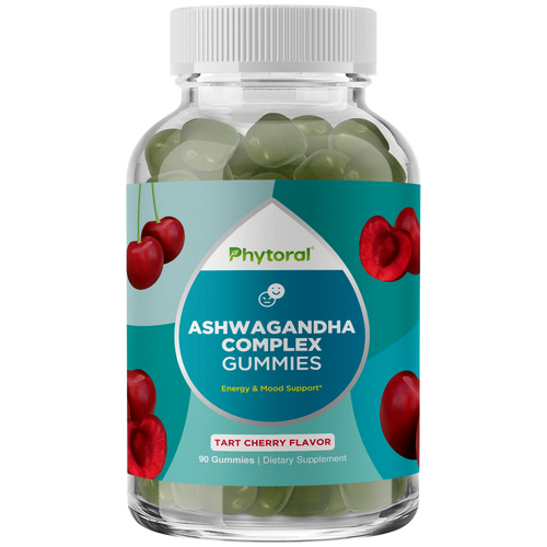 Ashwagandha Complex Gummies - 90 Gummies - Phytoral Vitamin Gummies