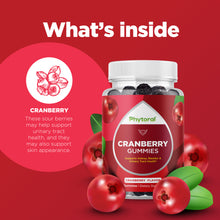 Load image into Gallery viewer, Cranberry Gummies 500mg per serving - 60 Gummies - Phytoral Vitamin Gummies
