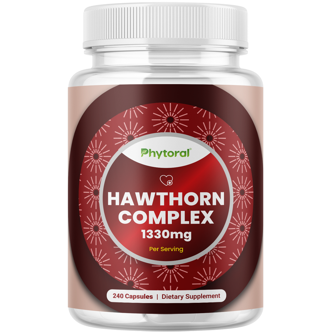 Hawthorn Complex - 240 Capsules - Phytoral Vitamin Gummies