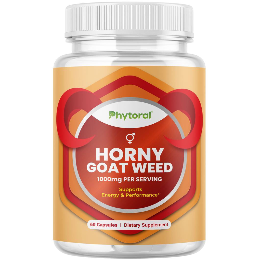 Horny Goat Weed - 60 Capsules - Phytoral Vitamin Gummies