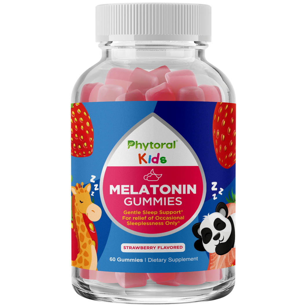 Kids Melatonin - 60 Gummies - Phytoral Vitamin Gummies
