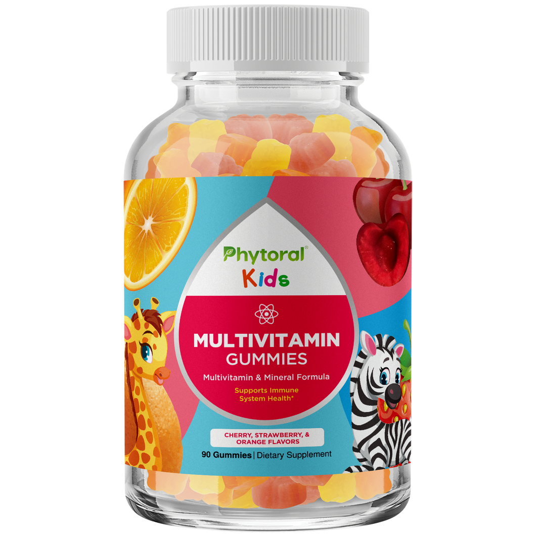 Kids Multivitamin Gummies - 90 Gummies - Phytoral Vitamin Gummies