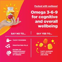 Load image into Gallery viewer, Kids Omega + DHA Gummies - 60 Gummies - Phytoral Vitamin Gummies
