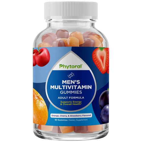 Men's Multivitamin Gummies - 90 Gummies - Phytoral Vitamin Gummies