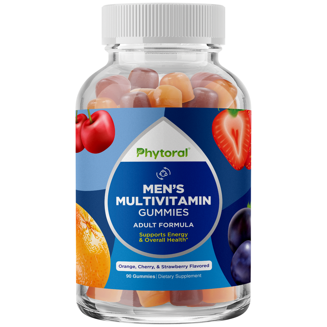 Men's Multivitamin Gummies - 90 Gummies - Phytoral Vitamin Gummies