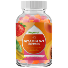 Load image into Gallery viewer, Vitamin D-3 - 60 Gummies - Phytoral Vitamin Gummies
