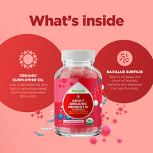 Load image into Gallery viewer, Adult Organic Probiotic Gummies - 30 Gummies - Phytoral Vitamin Gummies
